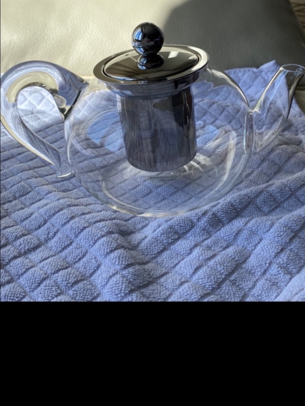 Cuisinox Glass Teapot with Stainless Steel Infuser